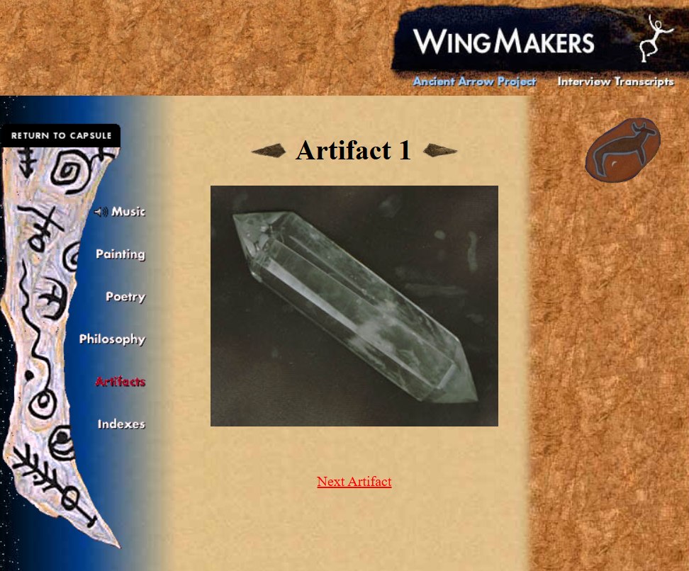 A Vogel like Crystal in a Wingmaker&nbsp;Chamber